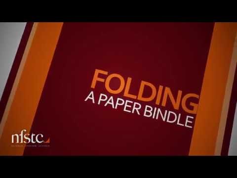 Folding A Paper Bindle Technique