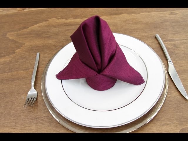 How to Fold a Bishop's Hat Napkin | Classic Party Rentals