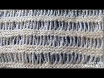 How to Knit a muffler- Easy Knitting Pattern