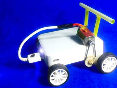 How to make a Car with power bank  DIY- Very Simple Idea
