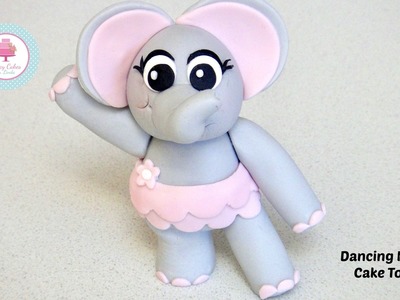 How to make a Dancing Baby Elephant Cake Topper with Sugar Fondant  (Tutorial) - Ceri Badham