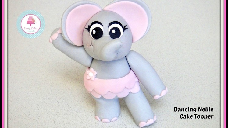 How to make a Dancing Baby Elephant Cake Topper with Sugar Fondant  (Tutorial) - Ceri Badham