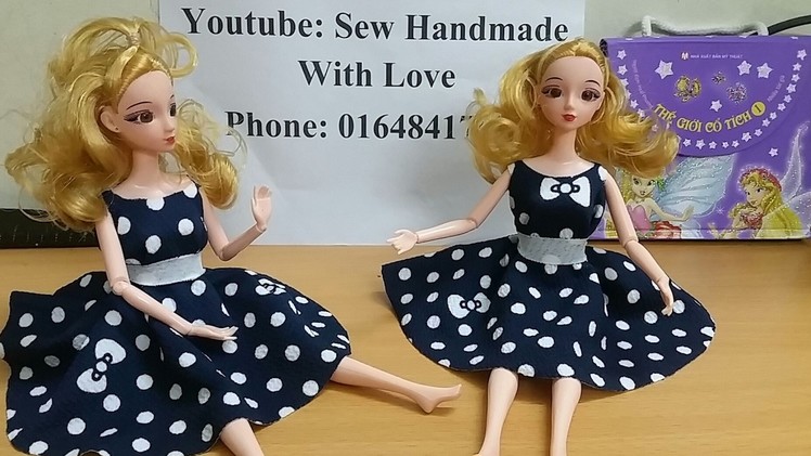 How to make a NO- sew Doll Dress ( easy) .