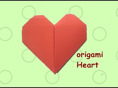 How to make a paper heart || easy origami heart || valentines day ideas || Craftastic