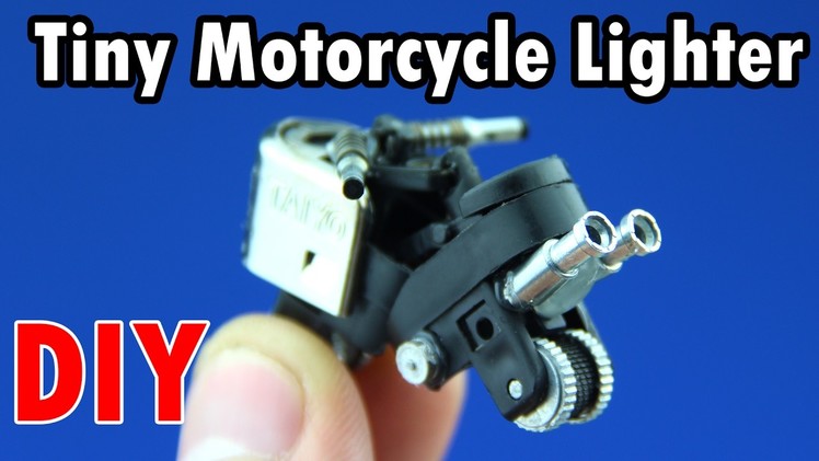 How to Make a Tiny Mtorcycle from Lighters - Easy