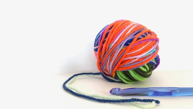 How to Roll an Epic Double-Strand Scrap Yarn Ball