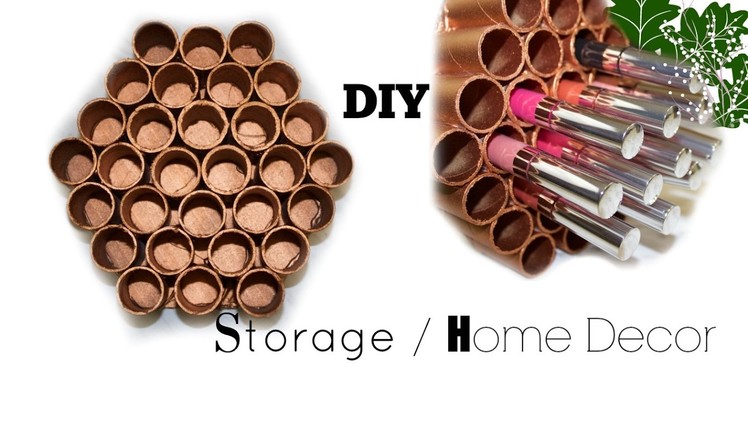 Multi Purpose DIY |Copper Honey comb Makeup Organizer | Home Decor |Recycled