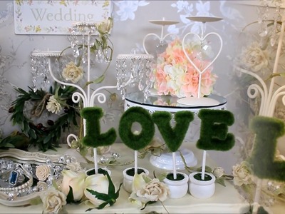 Wedding Decor DIY Centrepieces Rustic Shabby Chic Wedding Ideas - Melody Maison