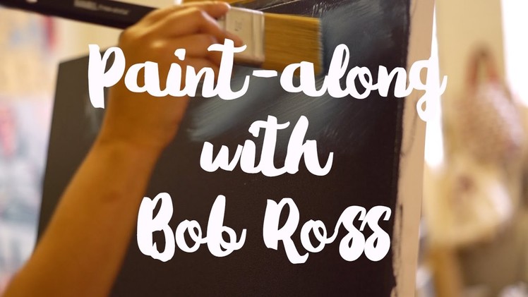 Bob Ross Paint-along with Leslie Barlow and the Beautiful "Christmas Eve Snow"