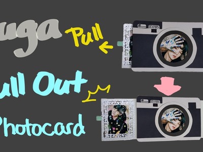 BTS Suga (Min Yoongi) Hand Craft. Hand Made Pull Out Photo Card [R Luck]