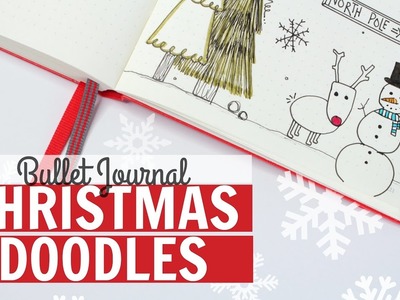 Bullet Journal CHRISTMAS DOODLES | Doodle With Me