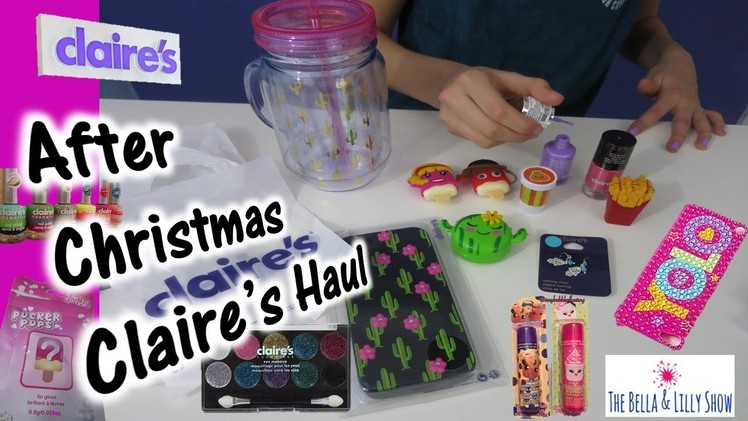 CLAIRE'S HAUL. AFTER CHRISTMAS SHOPPING SALES
