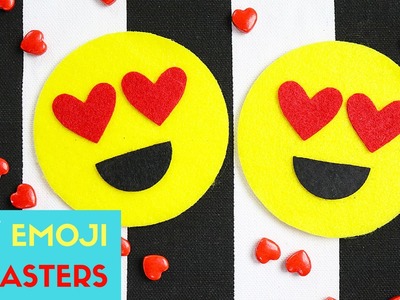 DIY Emoji Coasters