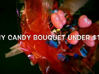 DIY Glowing Candy Bouquet For Valentine's Day Under $10