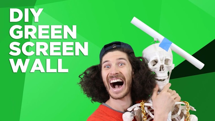 DIY Green Screen Wall (with Seamless Paper)