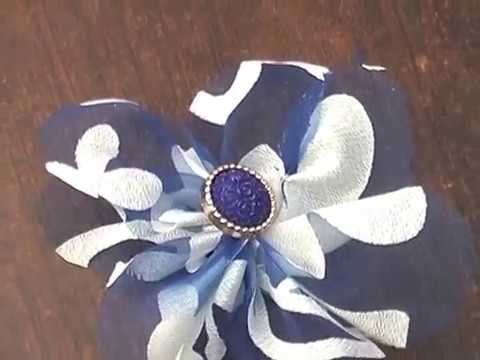 DIY- HOW TO MAKE FABRIC FLOWERS