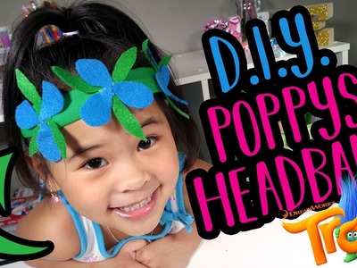 DIY Poppy's Flower Headband | Trolls Movie Craft