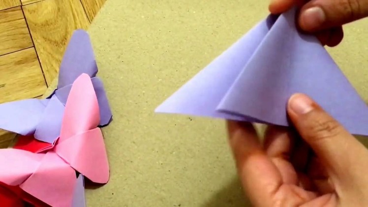 Easy ORIGAMI BUTTERFLY for kids project