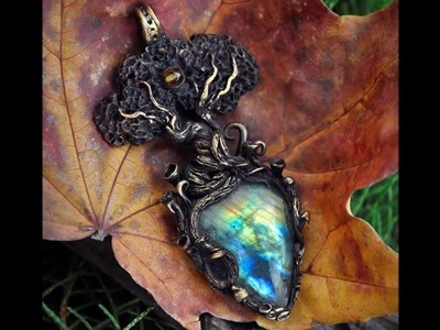 Fantasy polymer clay jewelry (gallery of work - Fall 2016)