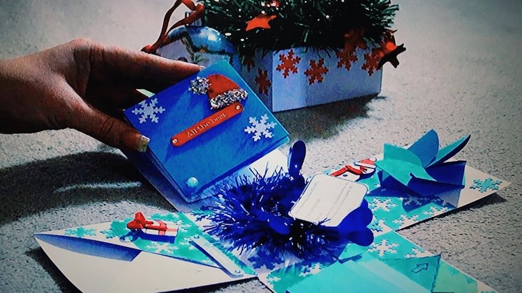 Handmade Christmas gift - Exploding Box