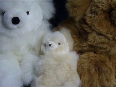 Handmade teddy bear of Alpaca wool - Tinkuy