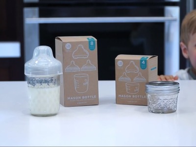 How To DIY A Mason Jar Baby Bottle