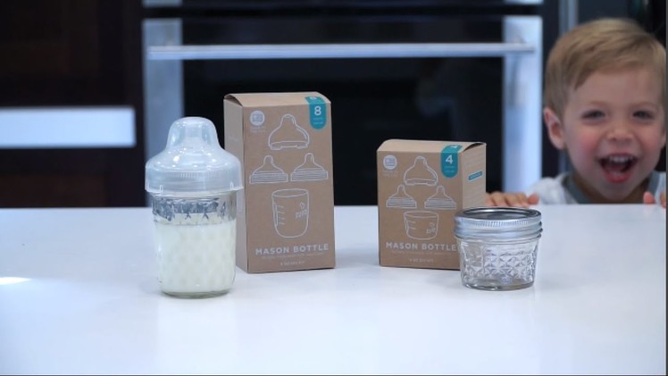 How To DIY A Mason Jar Baby Bottle