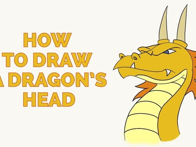 How to Draw a Dragon Head in a Few Easy Steps: Drawing Tutorial for Kids and Beginners
