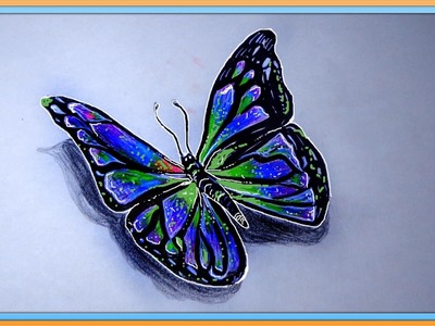 How to Drawing of Butterfly | How to Draw Realistic Butterfly |Simple butterfly drawing