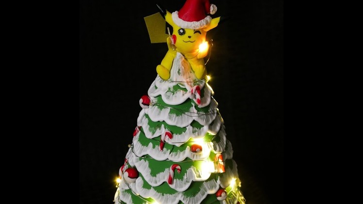 How to: Light up Pikachu Christmas cake!