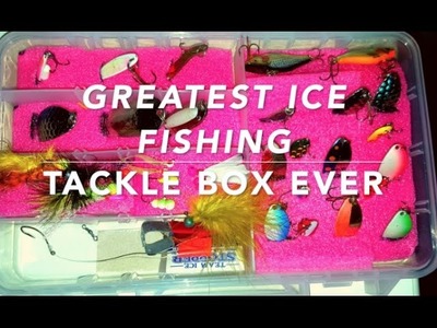 Ice Fishing Tackle Box DIY.