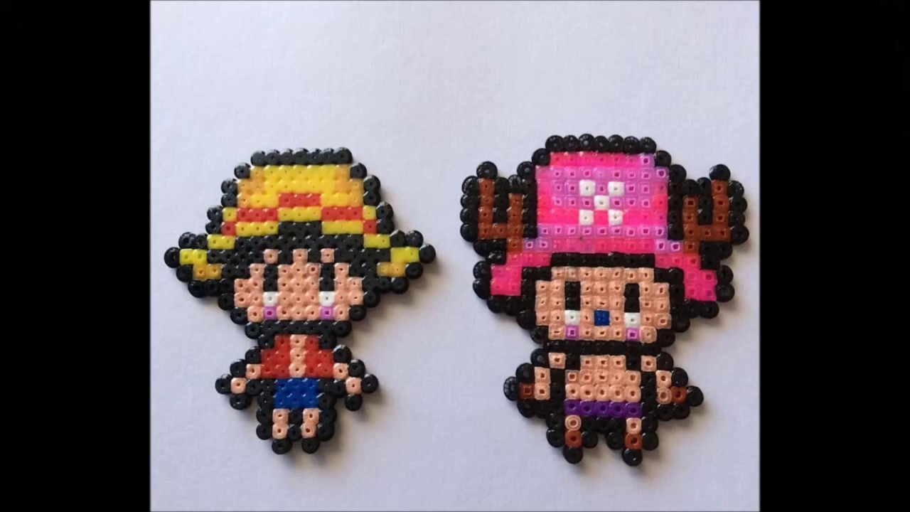 Luffy Chopper One Piece Hama Beads Mini Speed Art