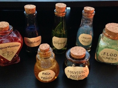 Making DIY Harry Potter Potions Bottles — Just Being Jayla