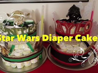 MarshmelloGirl : DIY Star Wars Diaper Cakes
