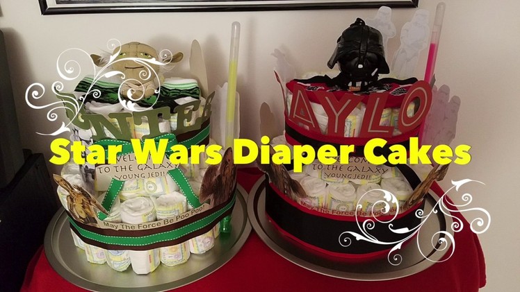 MarshmelloGirl : DIY Star Wars Diaper Cakes