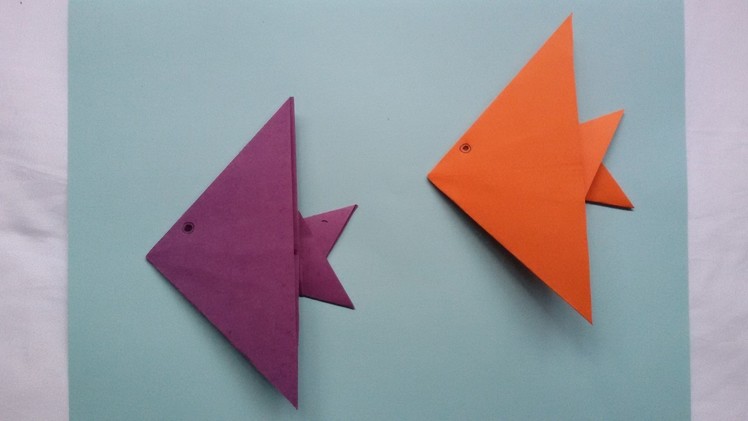 Origami fish - Pez de papel