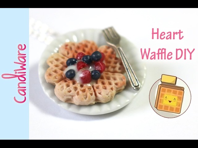 Tutorial: DIY Heart Waffle Neckacle - FIMO, Polymer Clay ❤