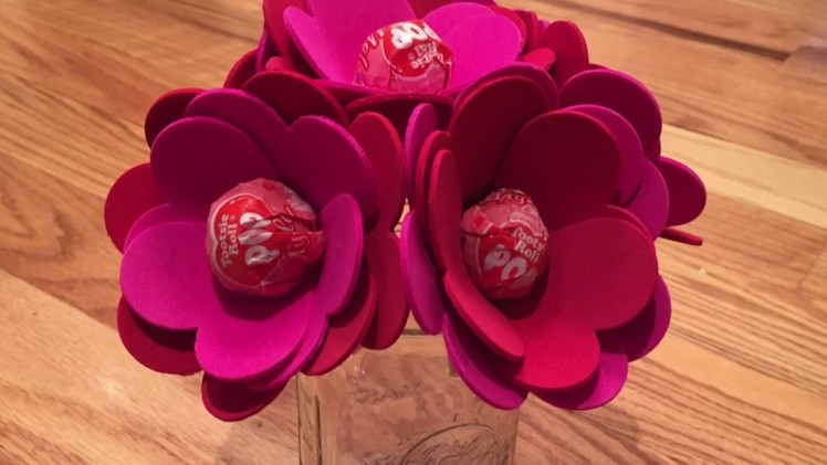 Valentine's Day Lollipop Flowers - Kids DIY