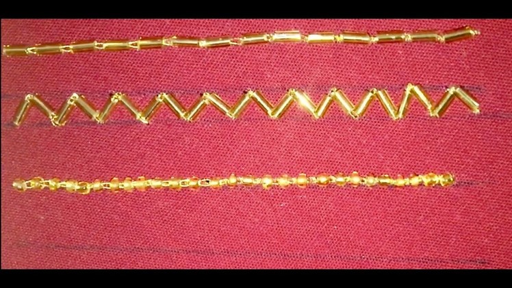 Zardosi Work Tutorial (With Beads)