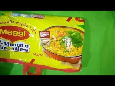 2 minutes craft with maggi cover easy\kids project
