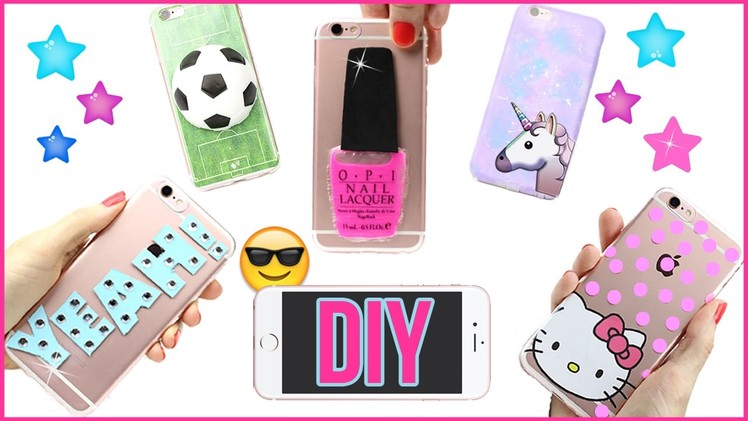 5 DIY Phone Case Designs! How To Make Liquid, Stress Ball, Hello Kitty, Galaxy-Easy Phone Cover DIYs