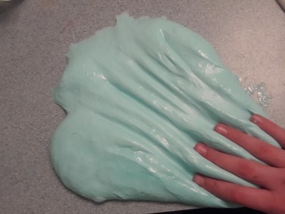 Baby Blue Lotion Fluffy Slime