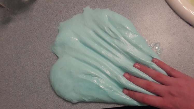 Baby Blue Lotion Fluffy Slime