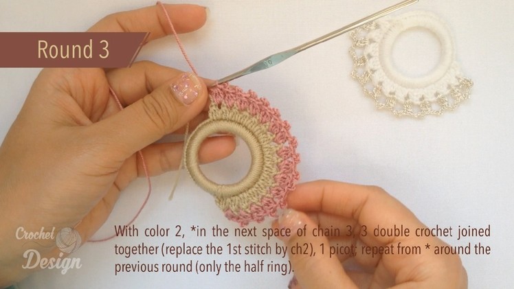 Crochet napkin ring tutorial