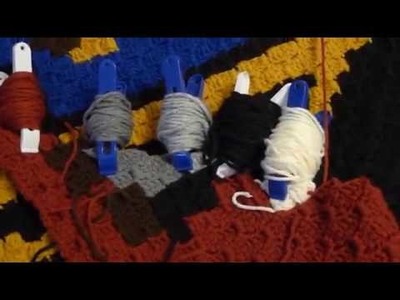 Crochet Tip: Use Plastic Clothespins for Bobbins