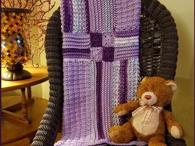 Crochet Tutorial: Patchwork Medley Baby Blanket