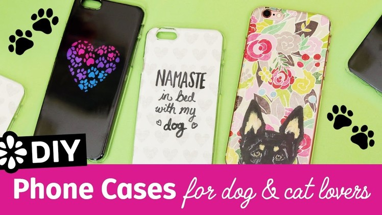 Cute DIY Phone Cases for Dog & Cat Lovers! | Sea Lemon