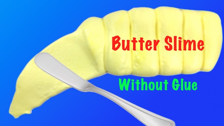 DIY Butter Slime With Dish Soap!! Easy No Glue Slime