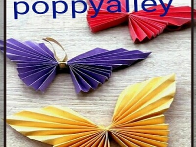DIY craft: paper butterfly | paper craft tutorial