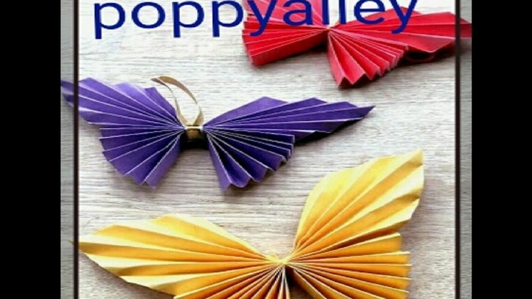DIY craft: paper butterfly | paper craft tutorial